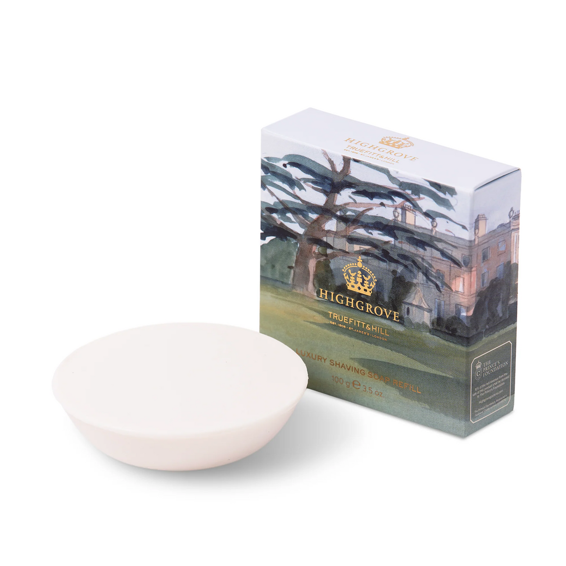 Highgrove Luxury Shaving Soap Refill for Wooden Bowl